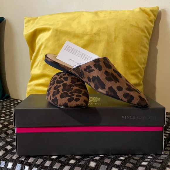Vince Camuto Shoes - Vince Camuto Leopard Larsina Mule